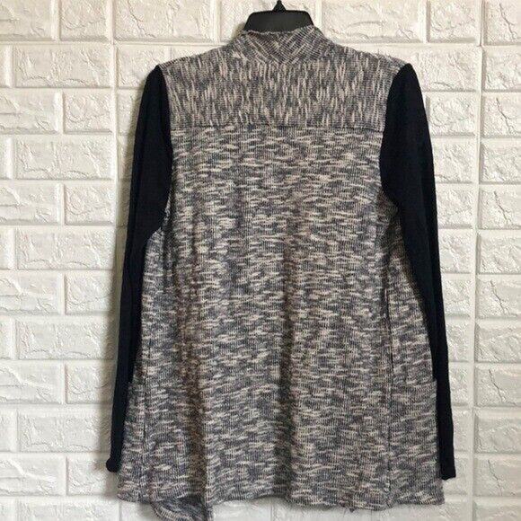 Dahlya navy blue flutter open front cardigan Women’s Size S - Picture 4 of 6